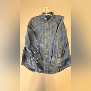 Ralph Lauren Kids Blue Button Down Shirt Size 6